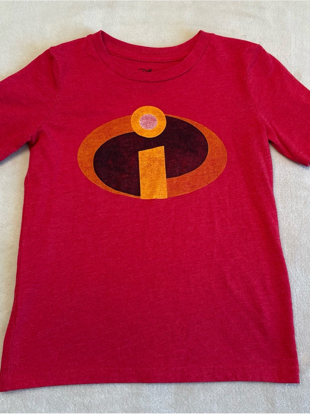 Disney Red Incredibles Logo Tee